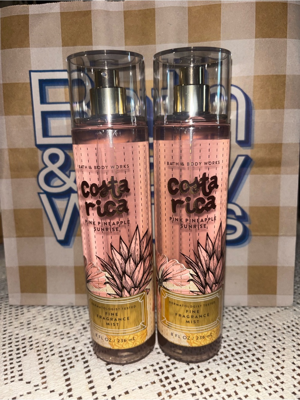 (2026)Bath & Body Works Pink Costa Rica Pink Pineapple Sunrise Fragrance Mist